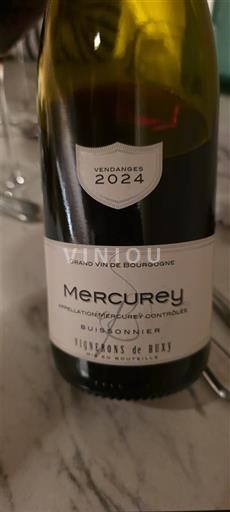 Burgundi Mercurey Vignerons de Buxy Buissonnier 2024