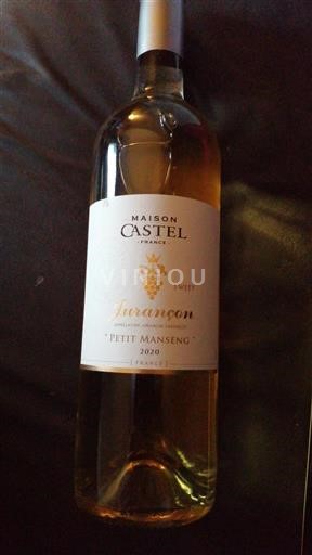 Jihozápad Jurançon Maison Castel Petit Manseng 2020