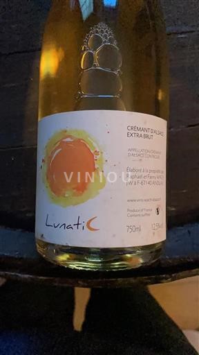 Alsace Alsace-kuohuviini Raphaël et Fanny Wach Lunatic Ei vuosikertaa