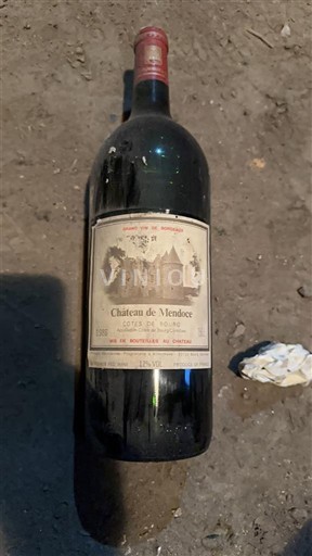 Bordeaux Côtes-de-bourg Château Mendoce 1986