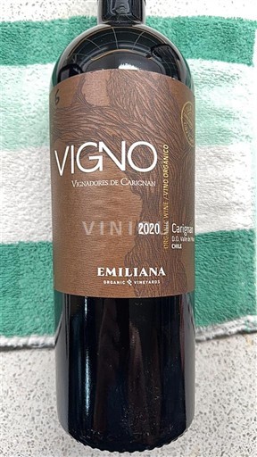 Thung lũng Maule Emiliana VIGNO Vignadores de Carignan 2020