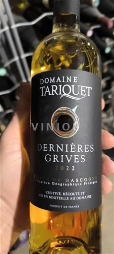 Jugozahod Côtes de Gascogne Domaine Tariquet Dernières Grives 2022