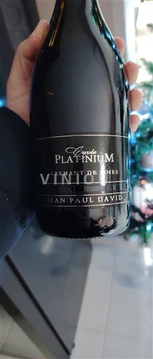 Loiredalen Crémant de Loire Jean Paul David Platinium Icke årgångsbetecknad