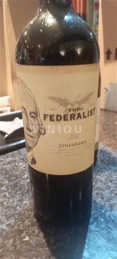 Kalifornijske AVA Lodi The Federalist Zinfandel 2021