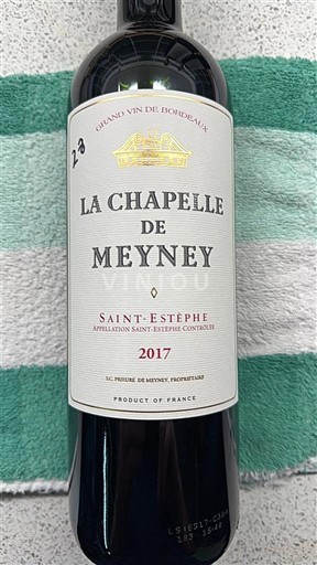 Bordeaux Saint-Estèphe Château Meyney La Chapelle de Meyney 2017