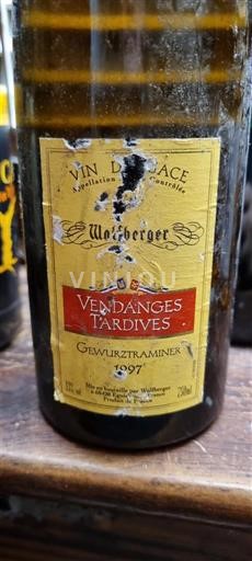 Alsace Vendanges Tardives Wolberger Gewurztraminer 1997