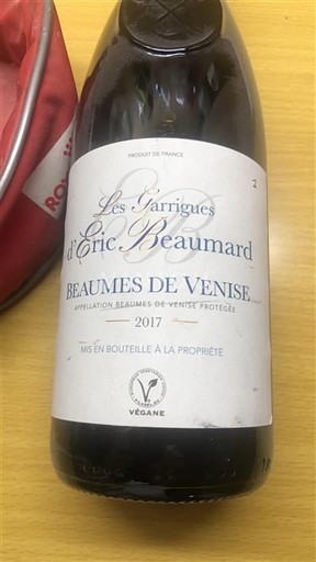 Rhônetal Beaumes de Venise Les Garrigues d'Éric Beaumard 2017