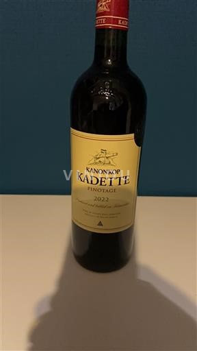 Obalna regija Stellenbosch Kanonkop Kadette Pinotage 2022
