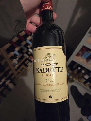 Regiunea de coastă Stellenbosch Kanonkop Kadette Pinotage 2022