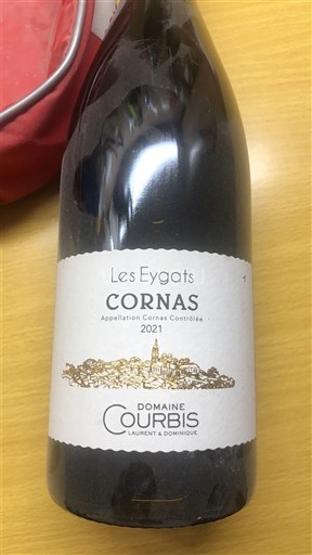 Rona dolina Cornas Domaine Courbis Les Eygats 2021