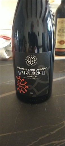 Langvedok Minervois Domaine Saint Antoine Révélation 2018