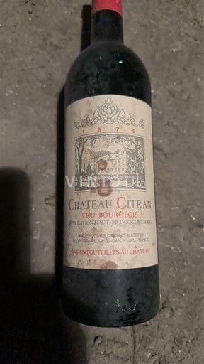 Bordéus Haut-Médoc Château Citran 1979