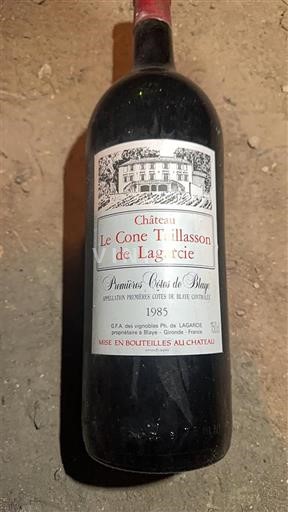 Vinos Rouge sec Château Le Cone Taillasson de Lagarcie 1985 Francia Burdeos No especificado AOC
