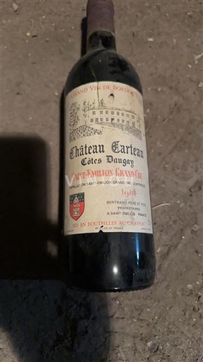 Bordeaux Saint-Émilion Grand Cru Grand Cru Château Carteau Côtes Daugay 1981