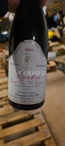 Burgundy Corton Grand Cru Domaine Jacob Grand Cru Les Courières 2022