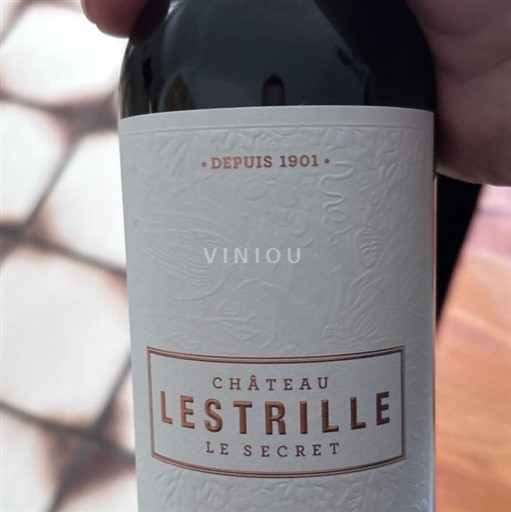 Bordeaux Bordeaux Supérieur Château Lestrille Le Secret Ikke årgangsbestemt