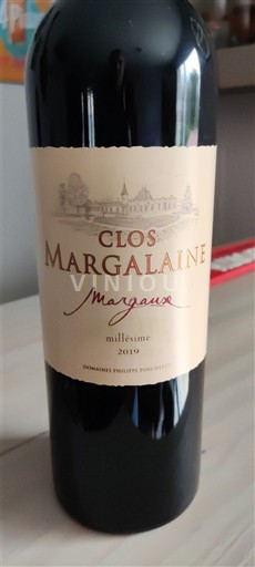 Burdeos Margaux Clos Margalaine 2019