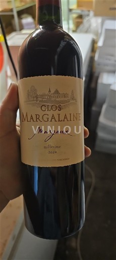 Bordeaux Margaux Clos Margalaine 2019