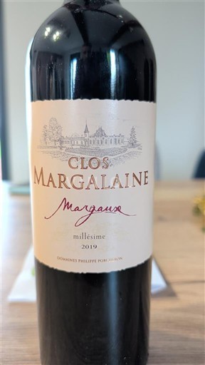 Bordeaux Margaux Clos Margalaine 2019