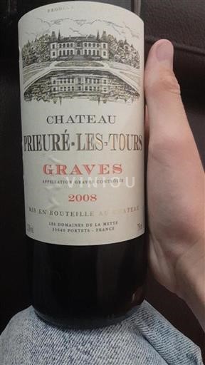 Bordéus Graves Château Prieuré-Les-Tours 2008
