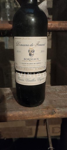 Bordeaux Château Ferrand Vieilles Vignes 2014