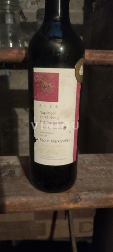 Baden Baden Markgräfler Auggener Katzenberg Spätburgunder 2020
