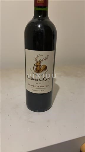 Bordeaux Lalande-de-Pomerol Château S Cerfs Grande Réserve 2020