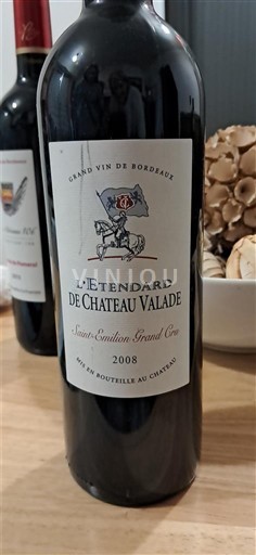 Bordeaux Saint-Émilion Grand Cru Grand Cru Château Valade L'Etendard 2008