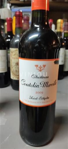 Bordeaux Saint-Estèphe Château Coutelin-Merville 2009