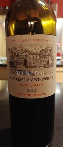 Bordeaux Saint-Julien Grand Cru Château Saint-Pierre 2012