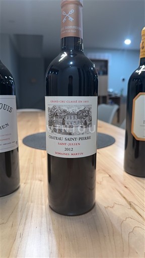 Bordeaux Saint-Julien Grand Cru Château Saint-Pierre 2012