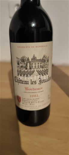 Burdeos Bordeaux Château Les Jonquilles 2002