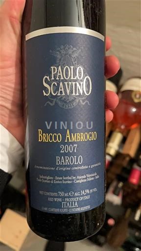 Piëmont Barolo Paolo Scavino Bricco Ambrogio 2007
