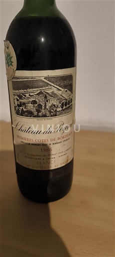 Bordeaux Premières-Côtes-de-Bordeaux Château Respide 1986