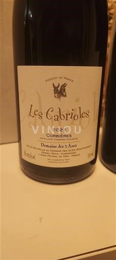 Languedoc Corbières Domaine S 2 Ânes Les Cabrioles 2022