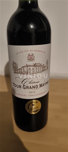 Burdeos Castillon-costas-de-burdeos Château Tour Grand Mayne 2012