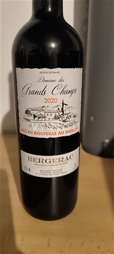 Sydväst Bergerac Domaine S Grands Champs 2020
