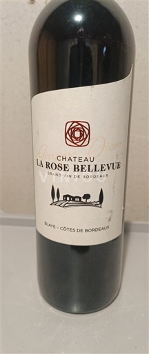 Burdeos Blaye-Côtes de Burdeos Château La Rose Bellevue 2016