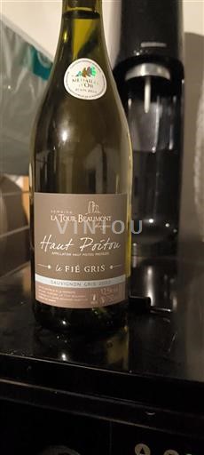 Poitou-Charentes Haut-Poitou Domaine La Tour Beaumont Haut Poitou Le Fié Gris 2023