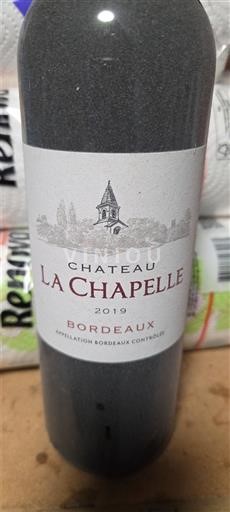 Burdeos Bordeaux Château La Chapelle 2019