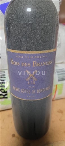 Burdeos Blaye-Côtes de Burdeos Bois des Brandes 2022