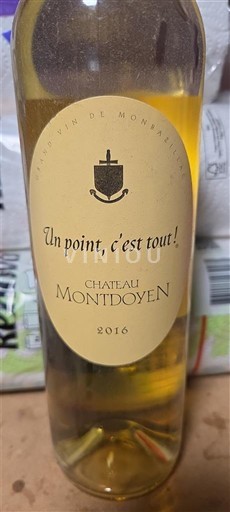 Sydväst Monbazillac Château Montdoyen Un point, c'est tout! 2016