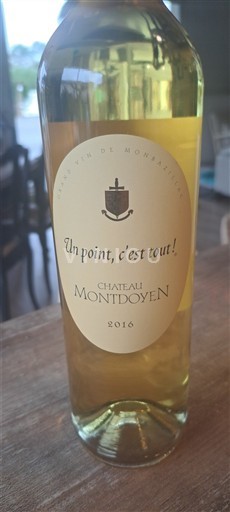 Sudoeste Monbazillac Château Montdoyen Un point, c'est tout! 2016