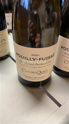 Burgundy Pouilly-Fuissé Premier Cru Château S Quarts Clos des Quarts 2021