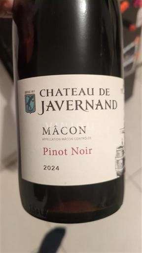 Burgundi Mâcon ja Mâcon-kylät Château Javernand Pinot Noir 2024
