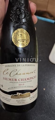 Loiren laakso Saumur-champigny Domaine La Perruche Le Chaumont 2015