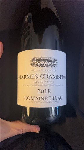 Burgundija Charmes-chambertin Grand Cru Domaine Jac 2018