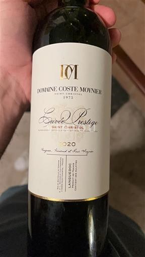 Languedoc No especificado Domaine Coste Moynier Prestige 2020