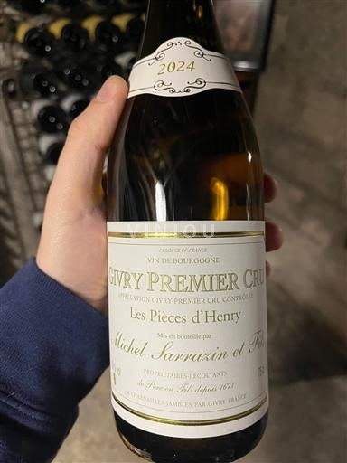 Borgogna Givry Premier Cru Michel Sarrazin et Fils Les Pièces d'Henry 2024