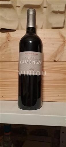 Bordeaux Haut-Médoc La Closerie de Camensac 2009